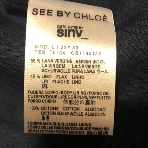 See by Chloe Blazer Size 2 - Picture 8 of 12